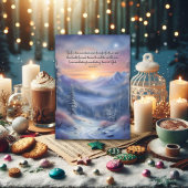 Psalms Bible Verse Winterlandschaft Weihnachten