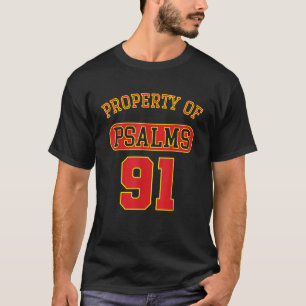 Psalms Kapitel 91 Bibel Verse Christlicher Glaube T-Shirt