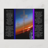 Psalms Kapitel 91 Postkarte (Vorderseite)