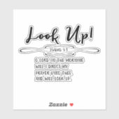 Psalms Morning Gebetsbibel Verse Aufkleber (Blatt)