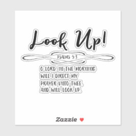 Psalms Morning Gebetsbibel Verse Aufkleber