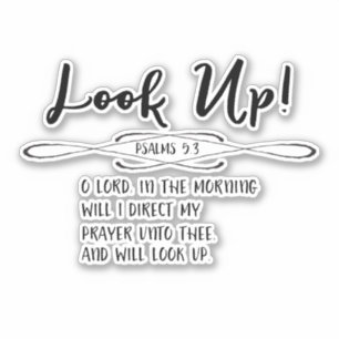 Psalms Morning Gebetsbibel Verse Aufkleber