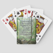 Psalms Scripting spielende Karten Spielkarten (Rückseite)