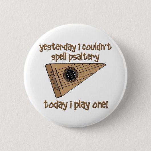 Psalterie Button (Vorderseite)