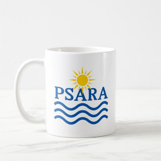 PSARA Griechenland, Sun Waves Kaffeetasse (Links)