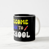 Pschool Humor Mug - Back to School 2025 Zweifarbige Tasse (VorderseiteRechts)