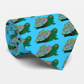 Pscyhadelic Schildkröte-Krawatte - elektrisches Krawatte (Gerollt)