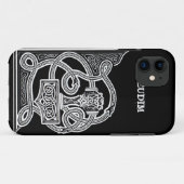 Pseudim Mjolnir Black Case-Mate iPhone Hülle (Rückseite (Horizontal))