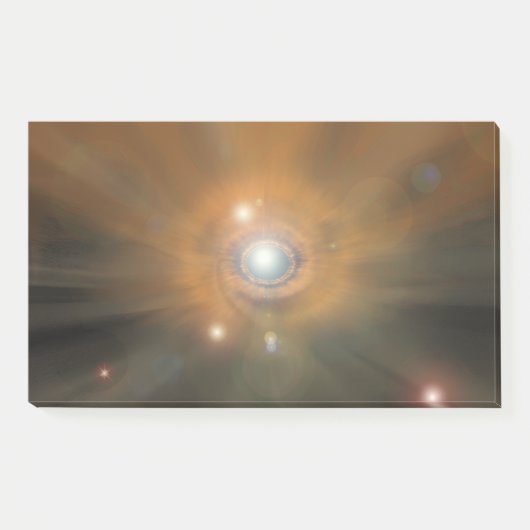 Pseudo-Andromeda Nebula Post-in Note Post-it Klebezettel (Vorderseite)