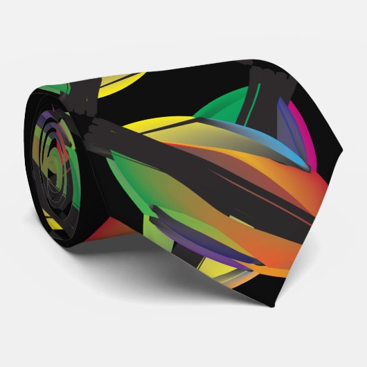 Pseudo ufo krawatte (Gerollt)