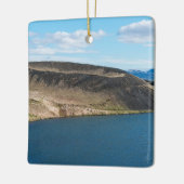 Pseudokrater im See Myvatn - Island Keramikornament (Links)