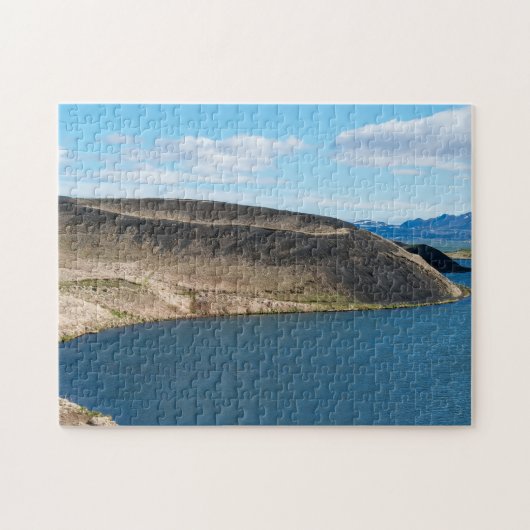 Pseudokrater im See Myvatn - Island Puzzle (Horizontal)