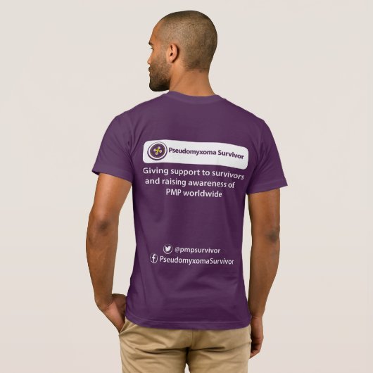 Pseudomyxoma Supermächte T-Shirt (Schwarz voll)