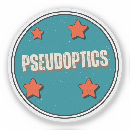 Pseudoptik Aufkleber (Vorderseite)