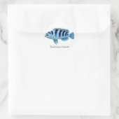 Pseudotropheus lombardoi African Cichlid Sticker (Tasche)