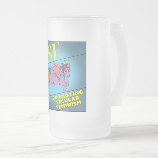 PSF mattierte Tasse (VorderseiteRechts)