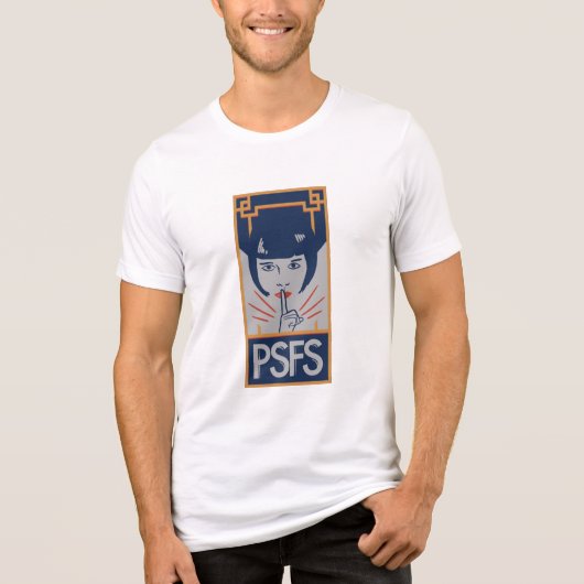 PSFS Old Logo T-shirt  Tri-Blend Shirt (Vorderseite)