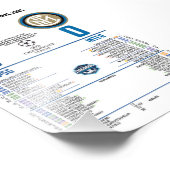 PSG Campeón de la Champions League – Final Históri Fotodruck (Ecke)