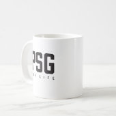 PSG Fürs Leben Kaffeetasse (Vorderseite Links)