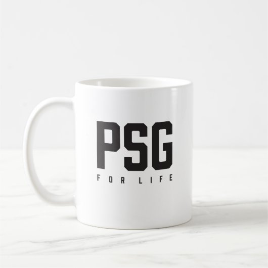 PSG Fürs Leben Kaffeetasse (Links)