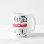 PSG París Saint Germain Kaffeetasse (VorderseiteRechts)