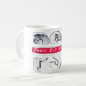 PSG París Saint Germain Kaffeetasse (Vorderseite Links)