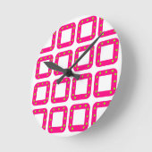 PSG-Punkte Runde Wanduhr (Winkel)