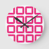 PSG-Punkte Runde Wanduhr (Vorderseite)