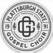 PSGC-Logo für Vinyl-Aufkleber nach Maß geschnitten Aufkleber (Vorderseite)