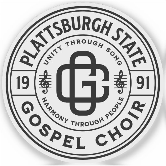 PSGC-Logo für Vinyl-Aufkleber nach Maß geschnitten Aufkleber (Vorderseite)