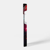 Pshychaselic cat mit Bandana & Sonnenbrille iPhone iPhone Hülle (Linke Seite)