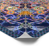 Psidereal Centerpeace Matrix Psychedelic Poster (Ecke)
