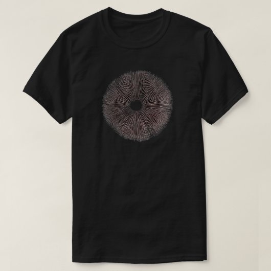 Psilocybe Cubensis Spore Print T-Shirt (Design vorne)