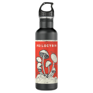 Psilocybin Retro Psychedelic Magic Mushrooms Edelstahlflasche