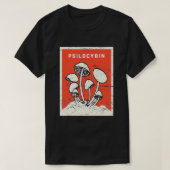 Psilocybin Retro Psychedelic Magic Mushrooms T-Shirt (Design vorne)