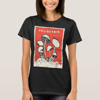 Psilocybin Retro psychedelische Zauberpilze T-Shirt
