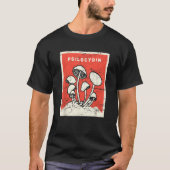 Psilocybin T Shirt Retro Psychedelic Magic Mushroo (Vorderseite)