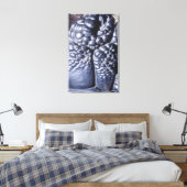 Psilomelane, ein Erz aus Manganese, Michigan, USA Leinwanddruck (Insitu (Schlafzimmer))