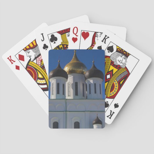 Pskov Kreml und Dreifaltigkeitskirche Spielkarten (Rückseite)