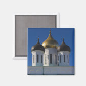 Pskov Kremlin and Trinity Cathedral Magnet (Vorderseite/Rückseite)