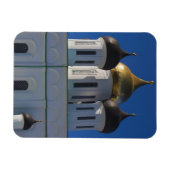 Pskov Kremlin and Trinity Cathedral Magnet (Horizontal)