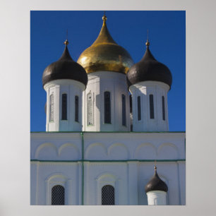 Pskov Kremlin and Trinity Cathedral Poster