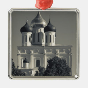 Pskow Kreml und Dreifaltigkeitskathedrale Silbernes Ornament
