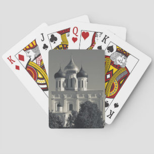 Pskow Kreml und Dreifaltigkeitskathedrale Spielkarten