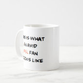 psl fan, avid kaffeetasse (Vorderseite Links)