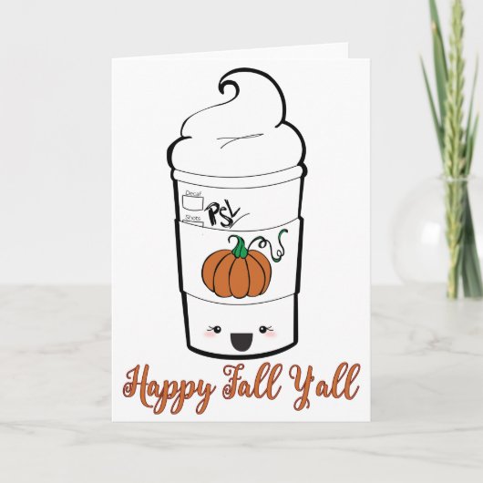 PSL - Happy Fall Y'all Karte (Vorderseite)