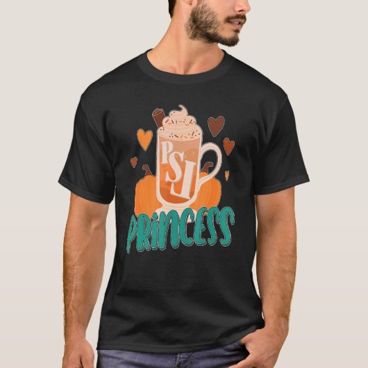 Psl Princess Pumpkin Spice Latte T-Shirt (Vorderseite)
