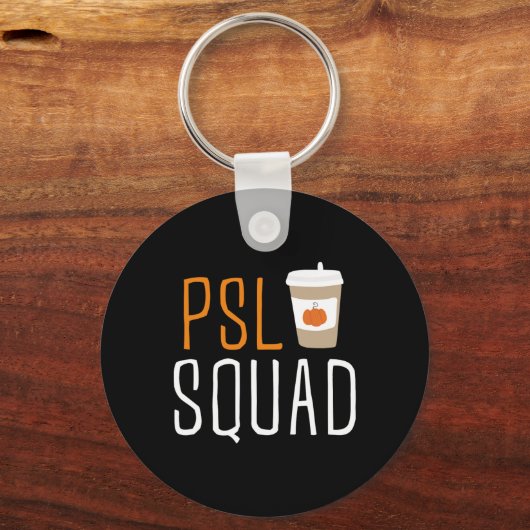 PSL Squad Pumpkin Gewürz Latte Lover Herbst Herbst Schlüsselanhänger (Vorderseite)