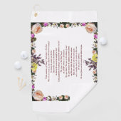 PSLAM-11ת Der Herr ist in seinem heiligen Tempel, Golfhandtuch (Insitu)