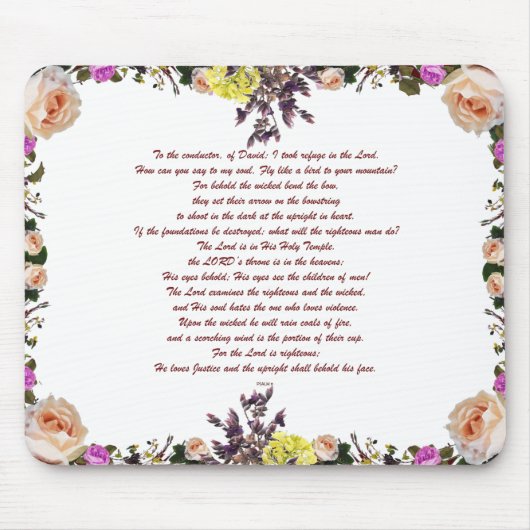 PSLAM-11ת Der Herr ist in seinem heiligen Tempel, Mousepad (Vorne)